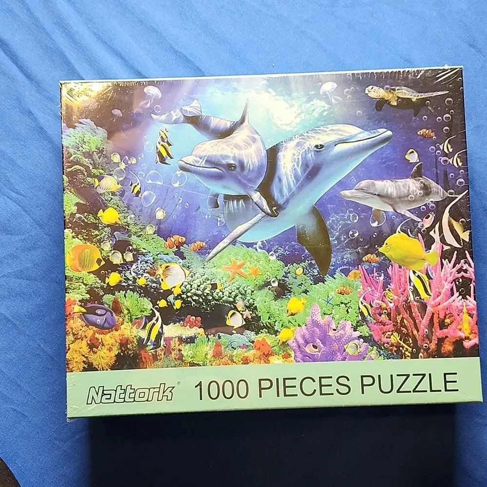 NATTORK Ocean Sea Life Puzzle • 1000pc • NIB Sealed